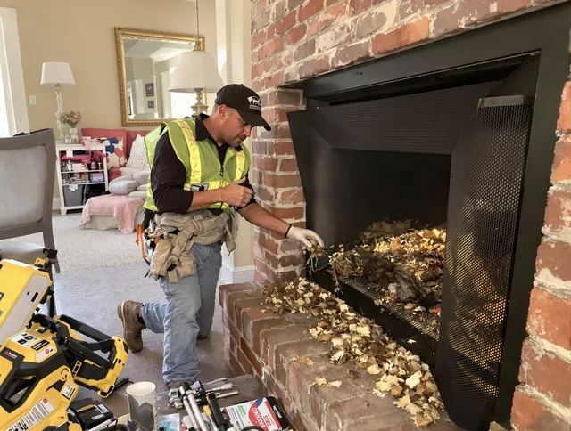 Safe screening installation by Burbank Chimney Sweep in Burbank, CA