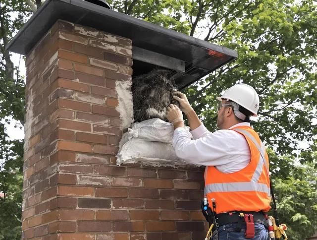 Humane removal of debris and animals by Burbank Chimney Sweep in Burbank, CA