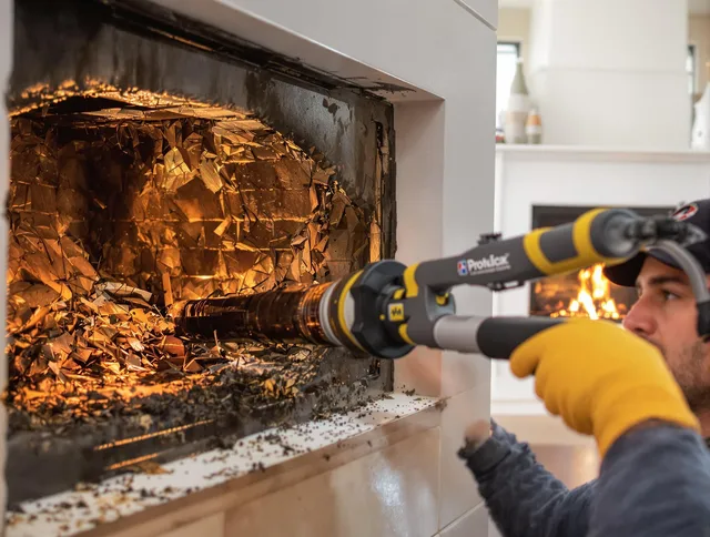 Professional chimney cleaning by Burbank Chimney Sweep in Burbank, CA